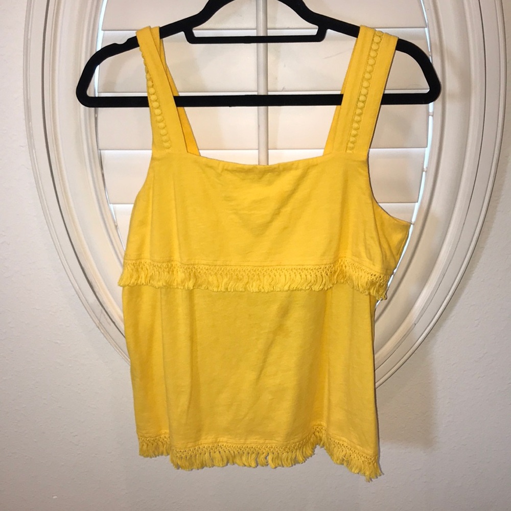 J Crew Yellow Blouse